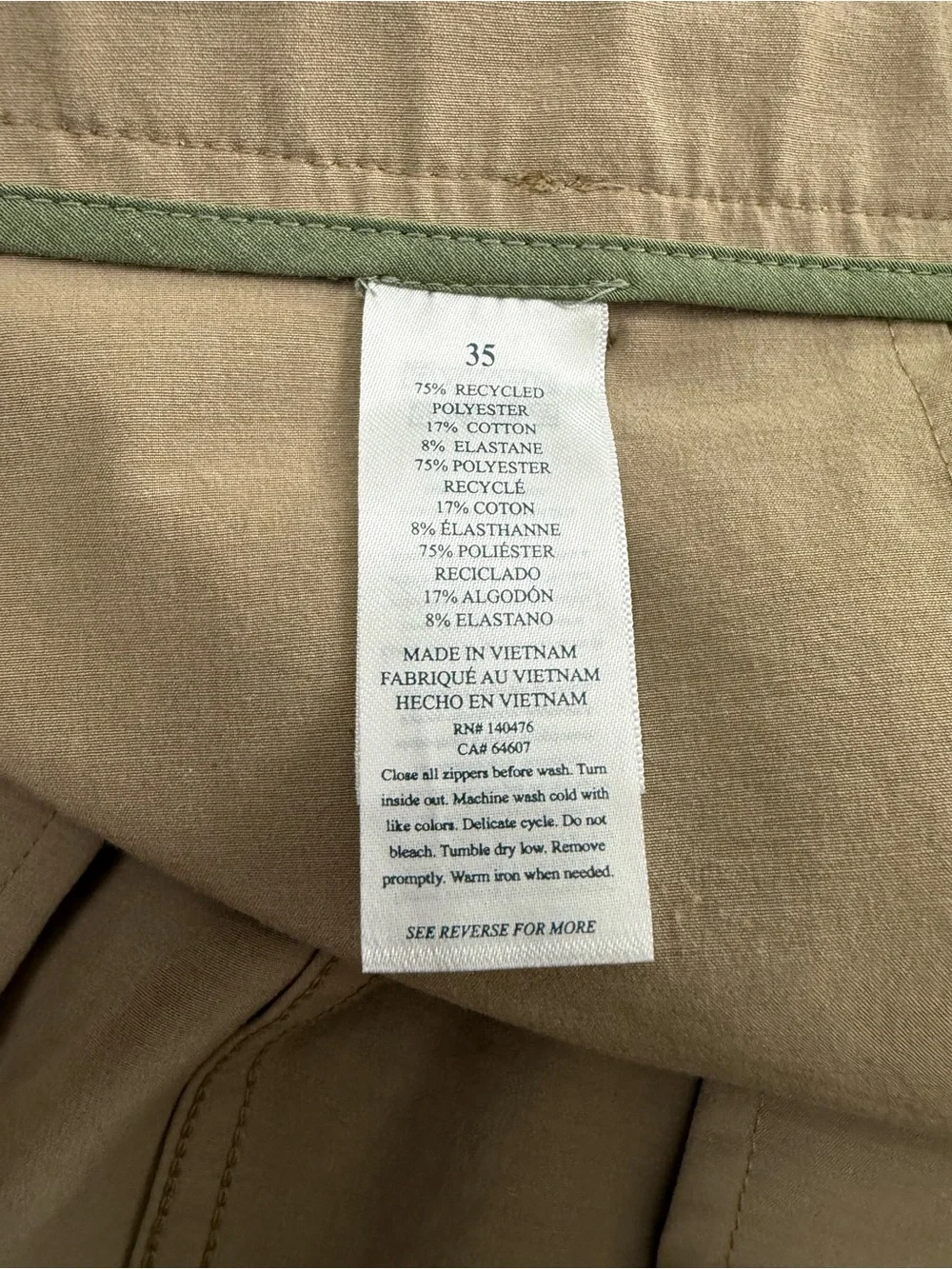 Faherty | All Day Shorts | Khaki | Waist 35” - 9” Inseam